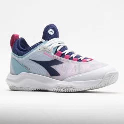 Diadora Speed Blushield Fly 4+ Clay Women's White/Blueprint/Pink -Next stop, Sports. 117030 5