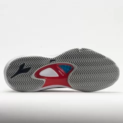 Diadora Speed Blushield Fly 4+ Clay Men's White/Blue Corsair/Fiery Red -Next stop, Sports. 117032 4