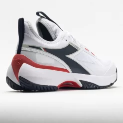 Diadora Finale AG Men's White/Blue Corsair/ Fiery Red -Next stop, Sports. 117036 6