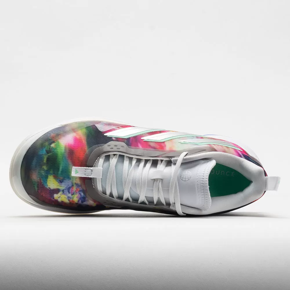 Adidas AvaCourt Women's White/Silver Metallic/Pulse Mint 3 Adidas AvaCourt Women's White/Silver Metallic/Pulse Mint - Image 3