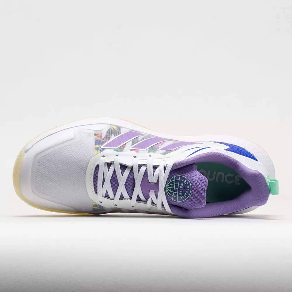 Adidas Defiant Speed Women's White/Violet Fusion/Lucid Blue 3 Adidas Defiant Speed Women's White/Violet Fusion/Lucid Blue - Image 3