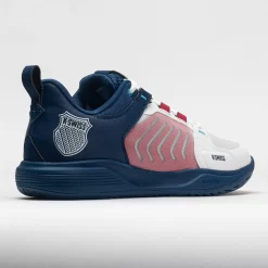 K-Swiss Ultrashot Team Men's Blanc De Blanc/Blue Opal/Lollipop -Next stop, Sports. 117119 6