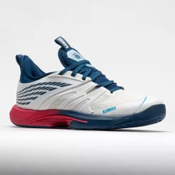 K-Swiss Speedtrac Men's Blanc De Blanc/Blue Opal/Lollipop 10 K-Swiss Speedtrac Men's Blanc De Blanc/Blue Opal/Lollipop -Next stop, Sports. 117121 5