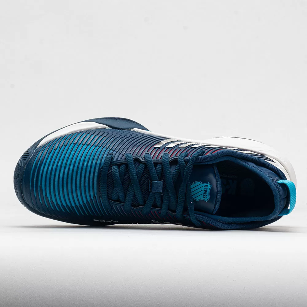 K-Swiss Hypercourt Supreme Men's Blue Opal/Blanc De Blanc/Lollipop 3 K-Swiss Hypercourt Supreme Men's Blue Opal/Blanc De Blanc/Lollipop - Image 3