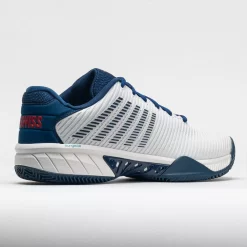 K-Swiss Hypercourt Express 2 Clay Men's Blanc De Blanc/Blue Opal/Lolli -Next stop, Sports. 117130 6