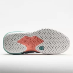 K-Swiss Ultrashot 3 Women's Blanc De Blanc/Mile Blue/Desert Flower -Next stop, Sports. 117133 4