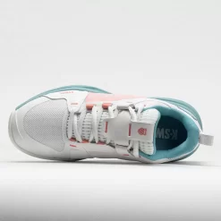 K-Swiss Ultrashot Team Women's Blanc De Blanc/Nile Blue/Desert Flower -Next stop, Sports. 117136 2