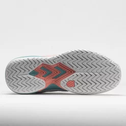K-Swiss Ultrashot Team Women's Blanc De Blanc/Nile Blue/Desert Flower -Next stop, Sports. 117136 4