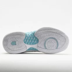 K-Swiss Hypercourt Express 2 Women's Vaporous Gray/White/Blue Glow -Next stop, Sports. 117154 4