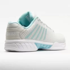 K-Swiss Hypercourt Express 2 Women's Vaporous Gray/White/Blue Glow -Next stop, Sports. 117154 6
