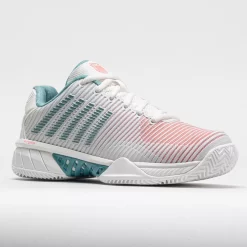 K-Swiss Hypercourt Express 2 Clay Women's Blanc De Blanc/Nile Blue/Des -Next stop, Sports. 117156 5