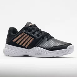 K-Swiss Court Express Women's Black/White/Rose Gold -Next stop, Sports. 117159 5