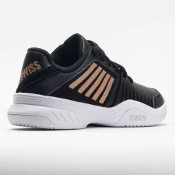 K-Swiss Court Express Women's Black/White/Rose Gold -Next stop, Sports. 117159 6