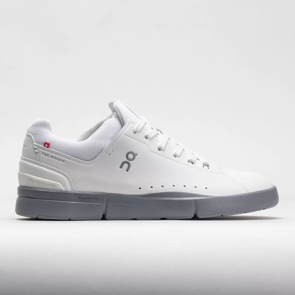 On Running On The Roger Advantage Men's White/Alloy 1 On Running On The Roger Advantage Men's White/Alloy