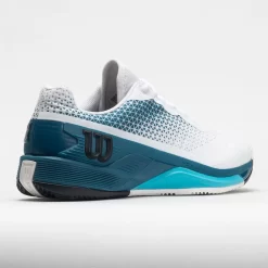 Wilson Rush Pro 4.0 Clay Men's White/Blue Coral/Blue Atoll 11 Wilson Rush Pro 4.0 Clay Men's White/Blue Coral/Blue Atoll -Next stop, Sports. 117516 6