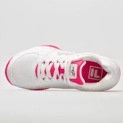 Fila Volley Zone Women's White/Pink/White 8 Fila Volley Zone Women's White/Pink/White -Next stop, Sports. 360236 2