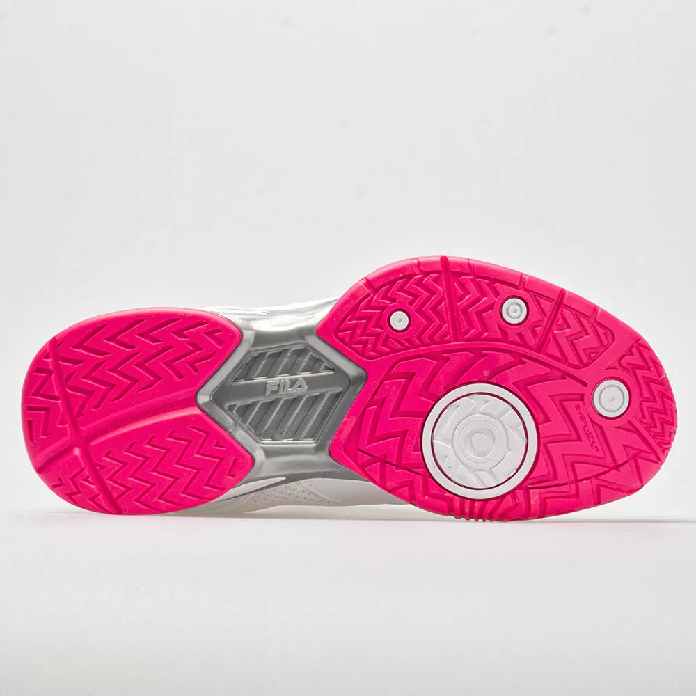 Fila Volley Zone Women's White/Pink/White 4 Fila Volley Zone Women's White/Pink/White - Image 4