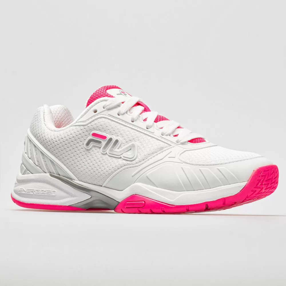 Fila Volley Zone Women's White/Pink/White 5 Fila Volley Zone Women's White/Pink/White - Image 5
