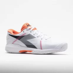 Diadora Trofeo AG Pickleball Women's White/Black/Vermillion Orange 10 Diadora Trofeo AG Pickleball Women's White/Black/Vermillion Orange -Next stop, Sports. 370024 5