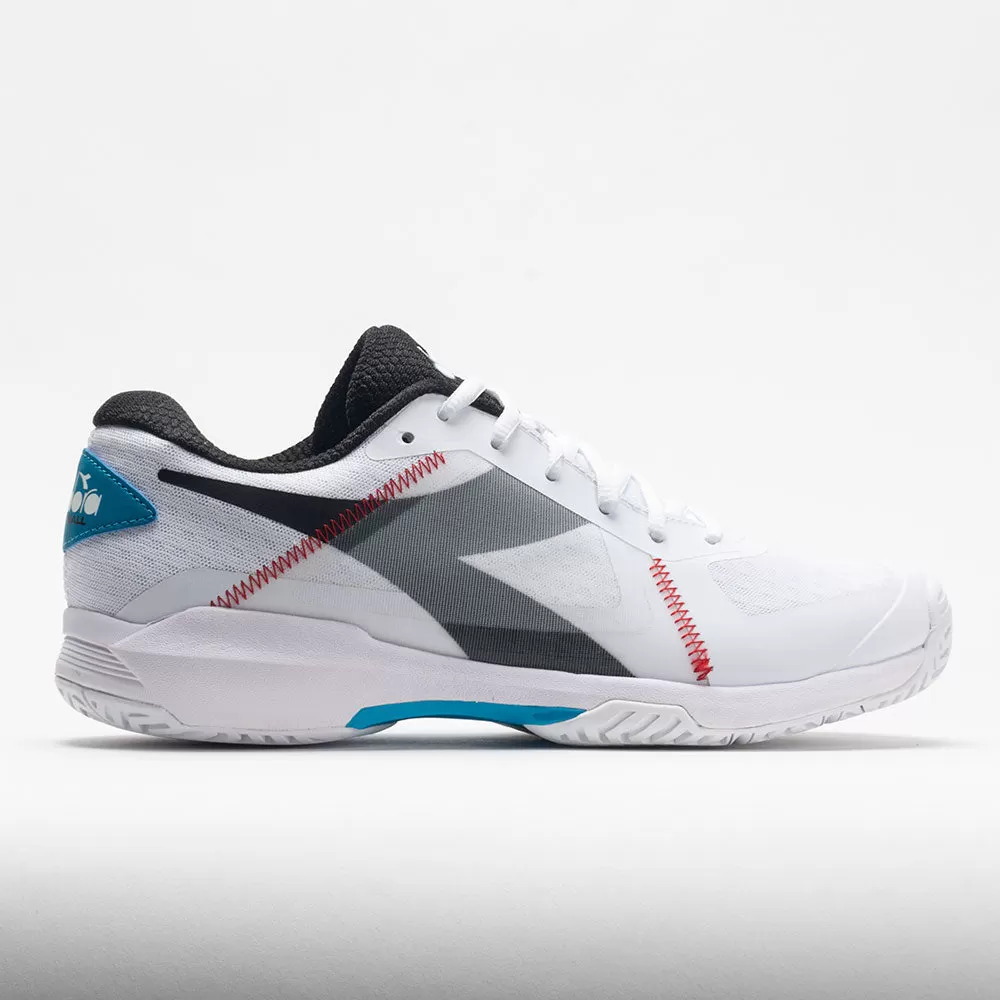 Diadora Trofeo AG Pickleball Men's White/Black/Blue Jewel 1 Diadora Trofeo AG Pickleball Men's White/Black/Blue Jewel