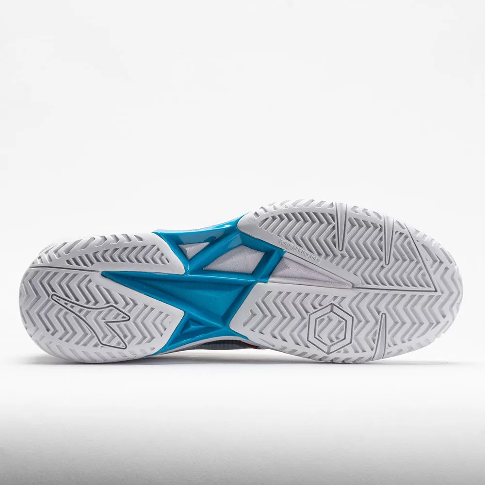 Diadora Trofeo AG Pickleball Men's White/Black/Blue Jewel 4 Diadora Trofeo AG Pickleball Men's White/Black/Blue Jewel - Image 4