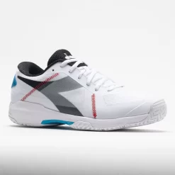 Diadora Trofeo AG Pickleball Men's White/Black/Blue Jewel 10 Diadora Trofeo AG Pickleball Men's White/Black/Blue Jewel -Next stop, Sports. 370025 5