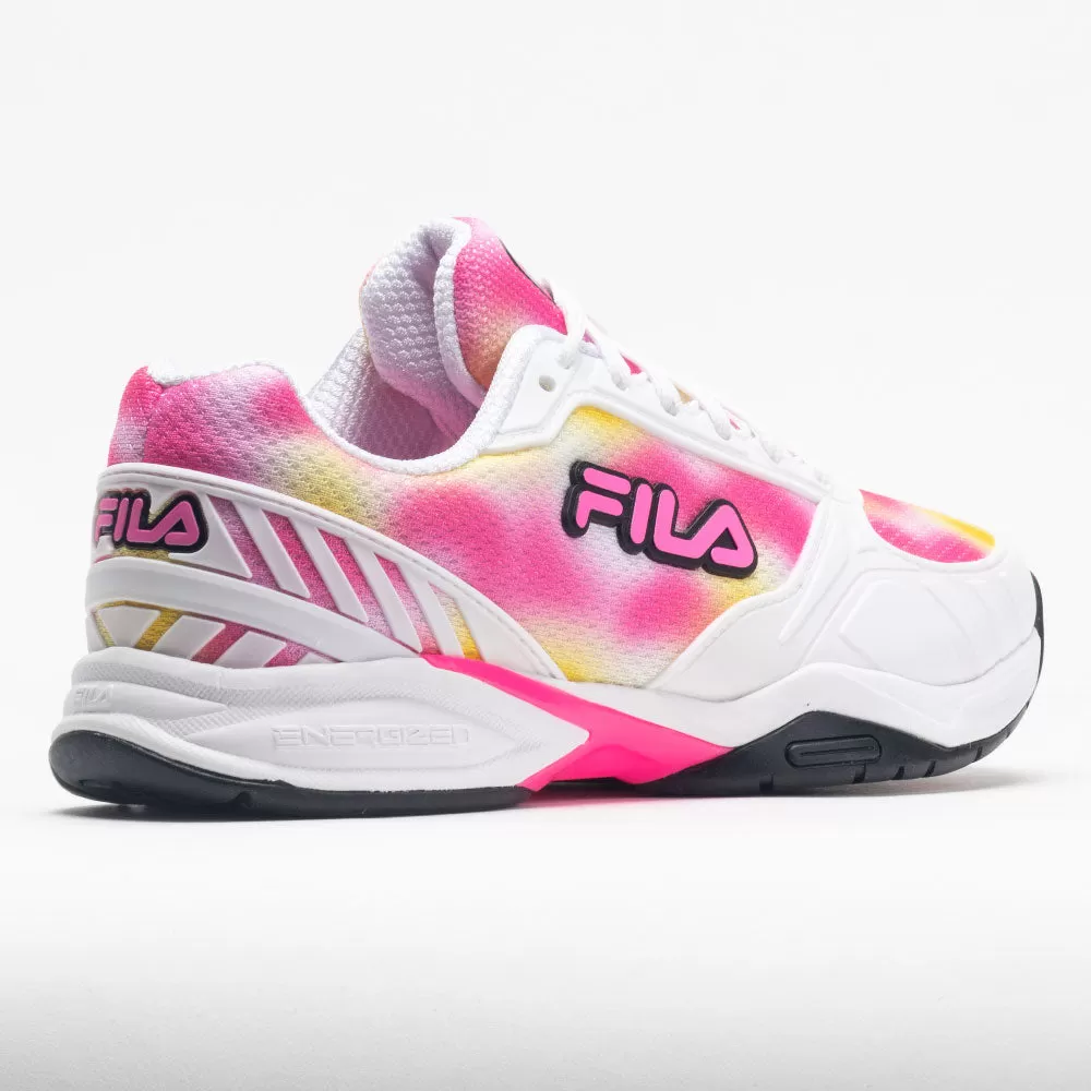Fila Volley Zone Women's Tie-Dye Print White/Pink/Black 6 Fila Volley Zone Women's Tie-Dye Print White/Pink/Black - Image 6