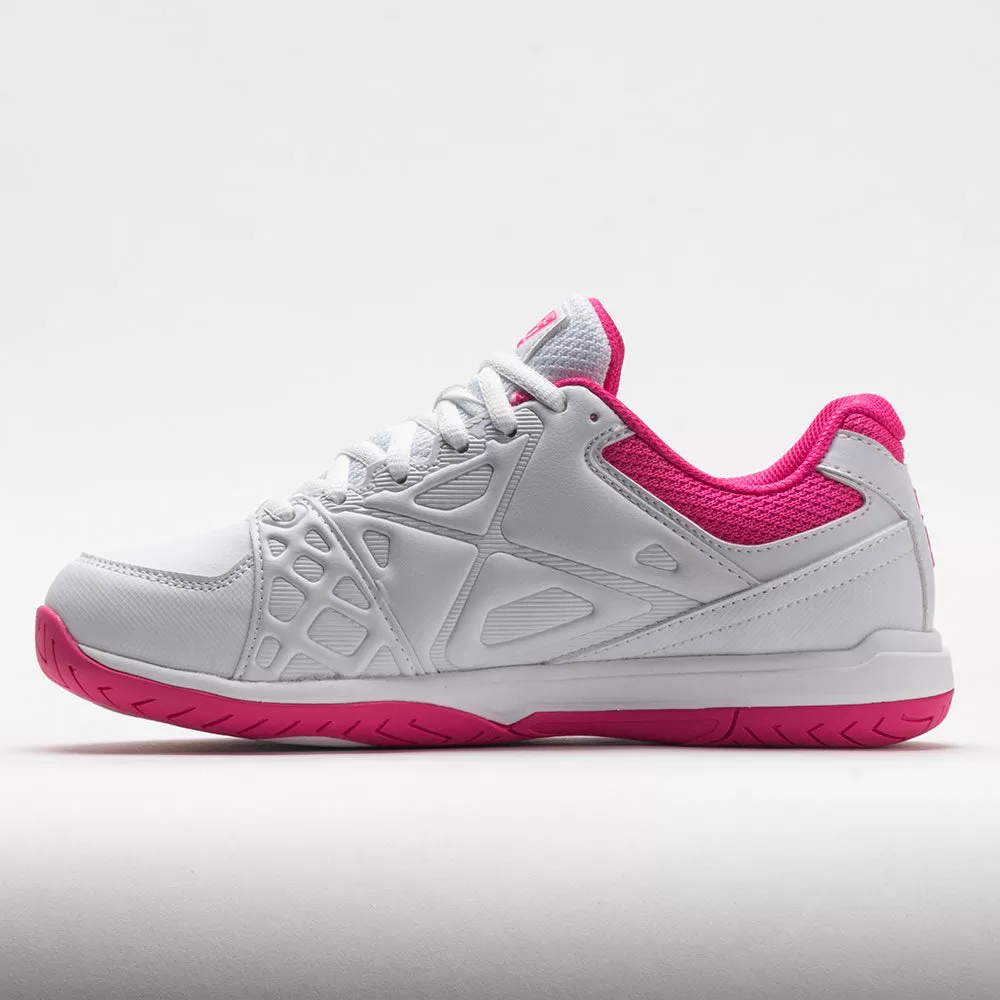 Fila Double Bounce 3 Women's White/White/Pink Glo 2 Fila Double Bounce 3 Women's White/White/Pink Glo - Image 2