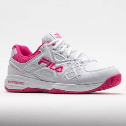 Fila Double Bounce 3 Women's White/White/Pink Glo 10 Fila Double Bounce 3 Women's White/White/Pink Glo -Next stop, Sports. 370042 5
