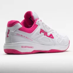 Fila Double Bounce 3 Women's White/White/Pink Glo 11 Fila Double Bounce 3 Women's White/White/Pink Glo -Next stop, Sports. 370042 6