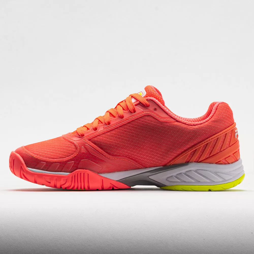 Fila Volley Zone Women's /Fiery Coral/Yellow/Black 2 Fila Volley Zone Women's /Fiery Coral/Yellow/Black - Image 2