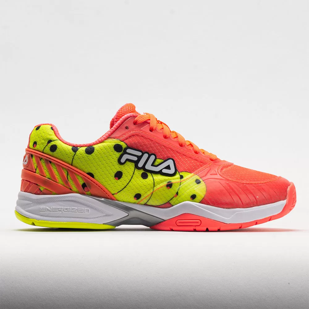 Fila Volley Zone Women's /Fiery Coral/Yellow/Black 1 Fila Volley Zone Women's /Fiery Coral/Yellow/Black