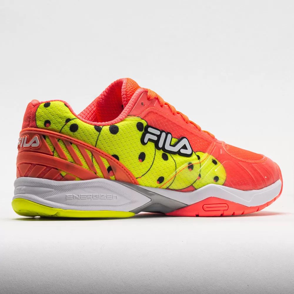 Fila Volley Zone Women's /Fiery Coral/Yellow/Black 6 Fila Volley Zone Women's /Fiery Coral/Yellow/Black - Image 6
