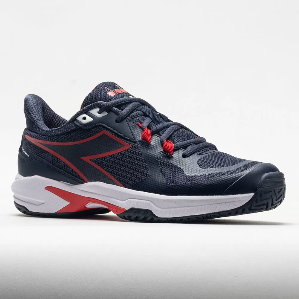 Diadora Trofeo 2 AG Pickleball Men's Blue Corsair/White/Fiery Red 5 Diadora Trofeo 2 AG Pickleball Men's Blue Corsair/White/Fiery Red - Image 5