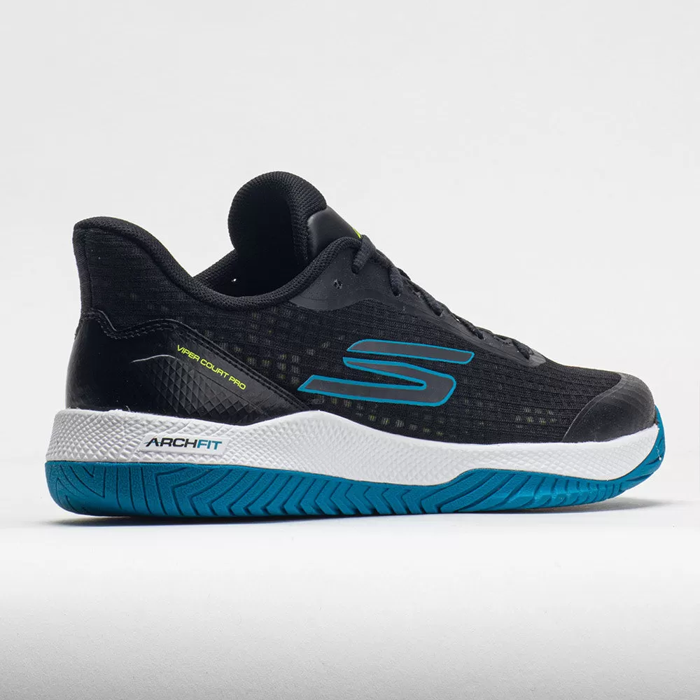 Skechers Viper Court Pro Women's Black/Blue 6 Skechers Viper Court Pro Women's Black/Blue - Image 6