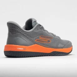 Skechers Viper Court Pro Men's Grey/Orange -Next stop, Sports. 370104 6