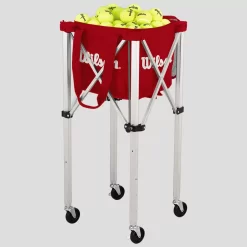 Wilson Tennis Teaching Cart With Red Bag