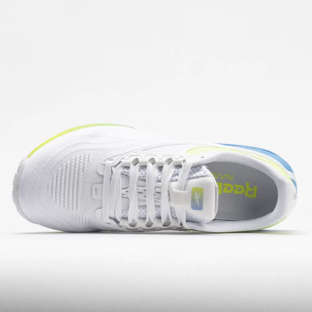 Reebok Nano X2 Women's White/Essential Blue/Acid Yellow 3 Reebok Nano X2 Women's White/Essential Blue/Acid Yellow - Image 3