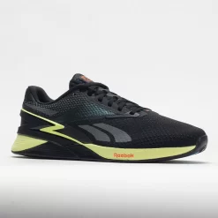 Reebok Nano X3 Men's Core Black/Energy Glow/Smash Orange 10 Reebok Nano X3 Men's Core Black/Energy Glow/Smash Orange -Next stop, Sports. 561898 5