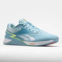 Reebok Nano X3 Women's Blue Pearl/Energy Glow/Peach Fuzz -Next stop, Sports. 561901 5