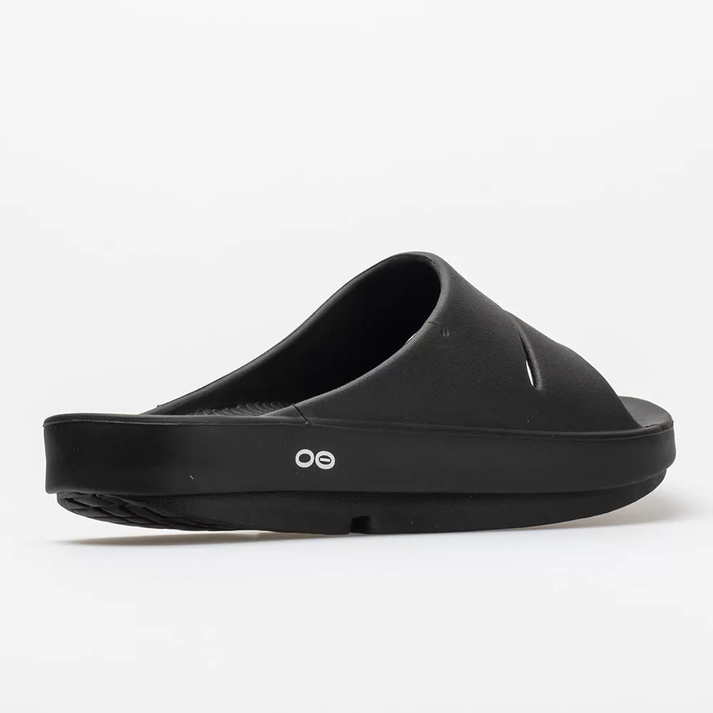 OOFOS OOahh Men's Black 6 OOFOS OOahh Men's Black - Image 6