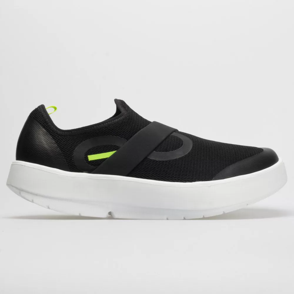 OOFOS OOmg Low Men's Black/White 1 OOFOS OOmg Low Men's Black/White