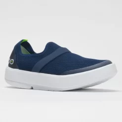 OOFOS OOmg Low Women's White/Navy -Next stop, Sports. 631140 5