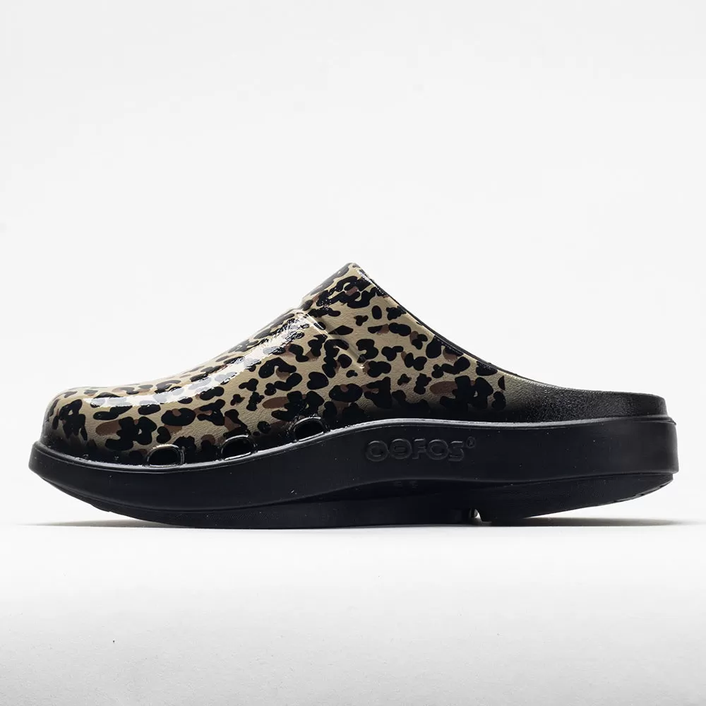 OOFOS OOcloog Limited Women's Black Leopard 2 OOFOS OOcloog Limited Women's Black Leopard - Image 2