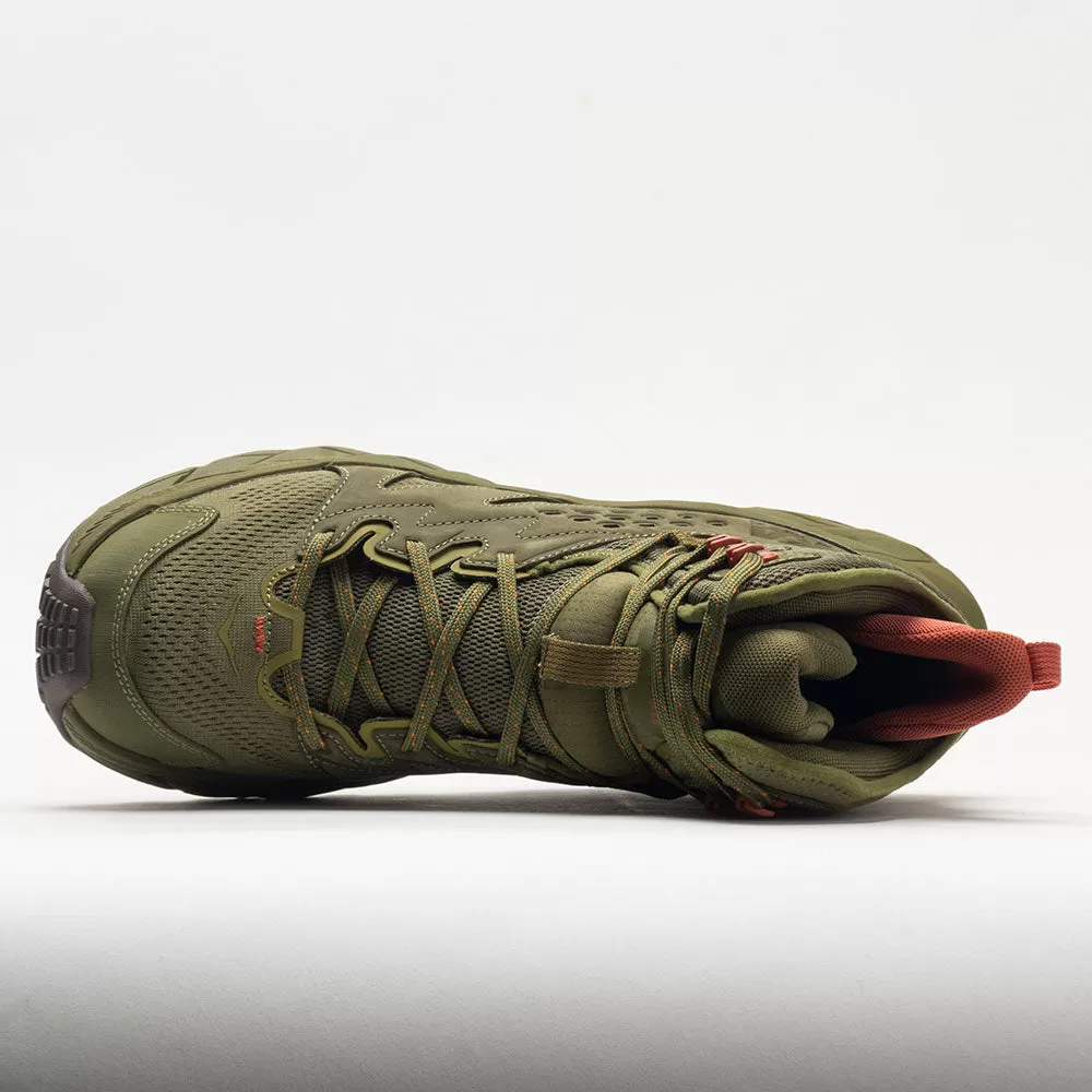 HOKA Anacapa Breeze Mid Men's Avocado/Burnt Ochre 3 HOKA Anacapa Breeze Mid Men's Avocado/Burnt Ochre - Image 3