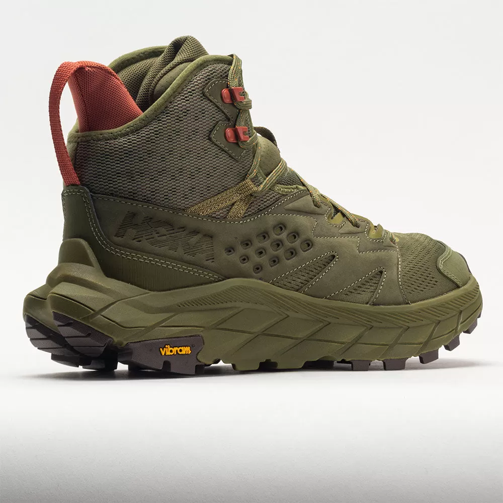 HOKA Anacapa Breeze Mid Men's Avocado/Burnt Ochre 6 HOKA Anacapa Breeze Mid Men's Avocado/Burnt Ochre - Image 6